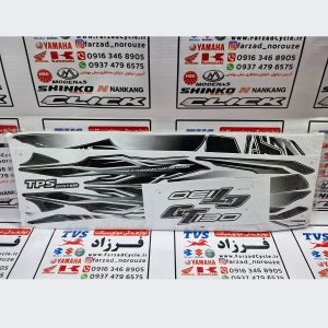 برچسب بدنه کامل جی تی 130 سفید