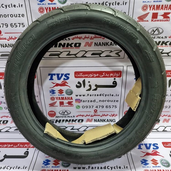 لاستیک 100/90/14 شینکو ساخت کره لاستیک 100/90/14 شینکو ساخت کره